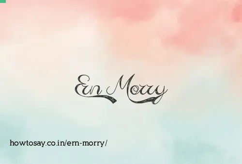 Ern Morry