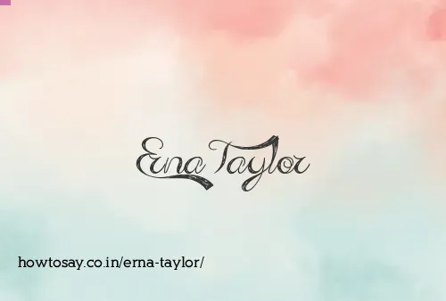 Erna Taylor