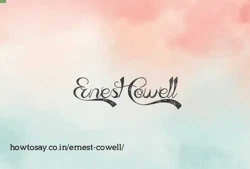 Ernest Cowell