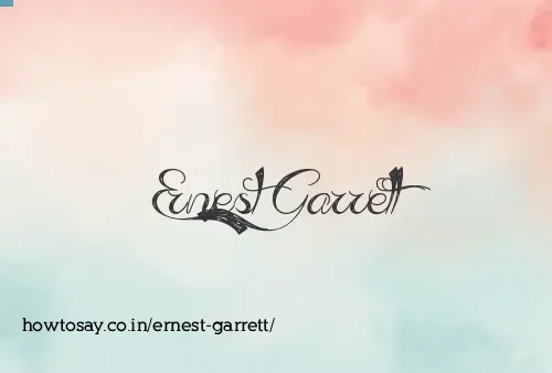 Ernest Garrett