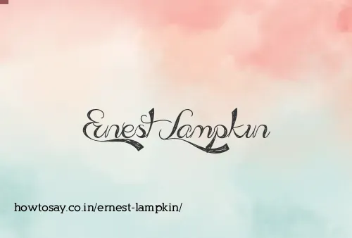 Ernest Lampkin
