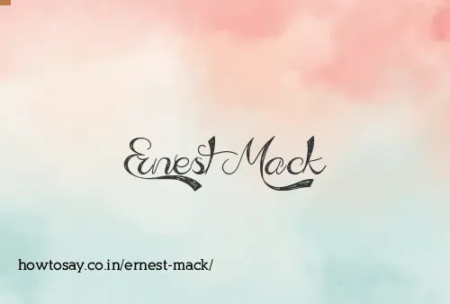 Ernest Mack