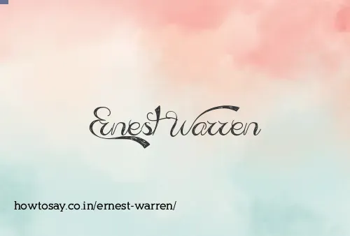 Ernest Warren