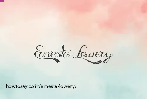 Ernesta Lowery