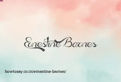 Ernestine Barnes