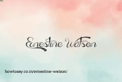 Ernestine Watson