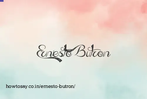 Ernesto Butron