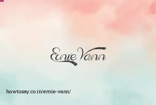 Ernie Vann