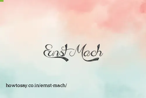 Ernst Mach