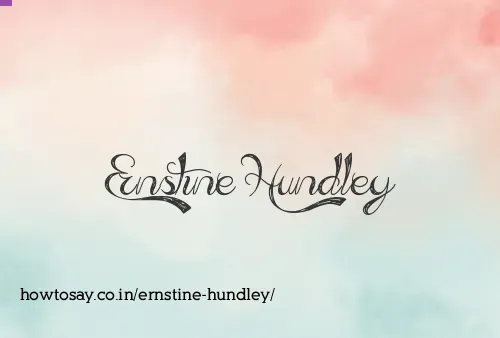Ernstine Hundley
