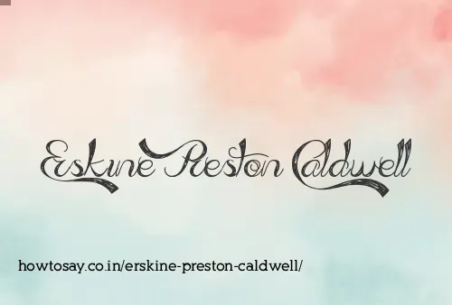 Erskine Preston Caldwell