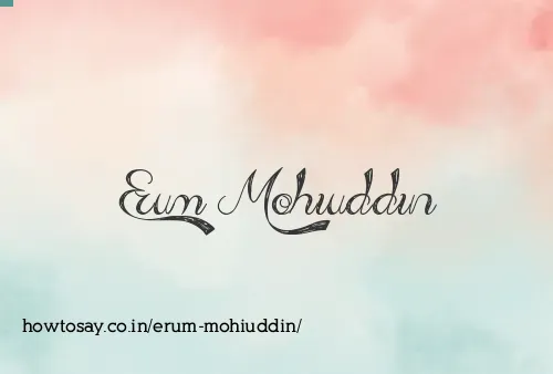 Erum Mohiuddin