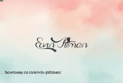 Ervin Pittman
