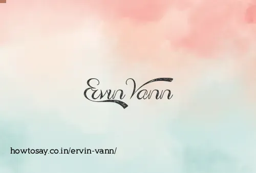 Ervin Vann