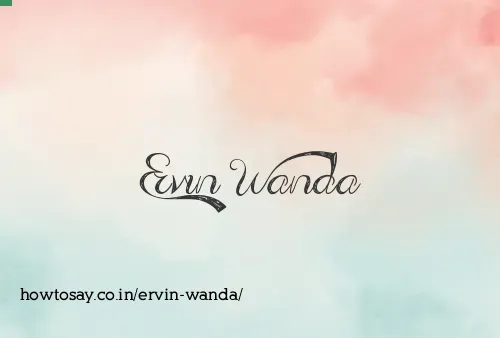 Ervin Wanda