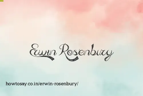 Erwin Rosenbury