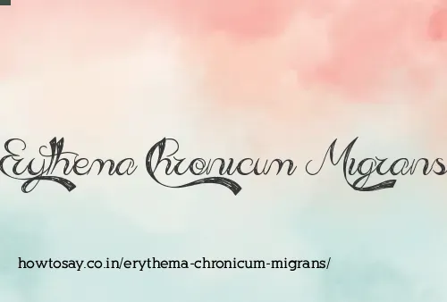 Erythema Chronicum Migrans