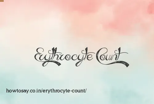 Erythrocyte Count