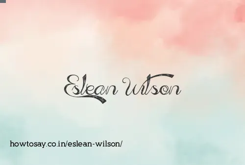 Eslean Wilson