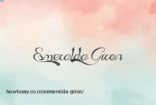 Esmeralda Giron