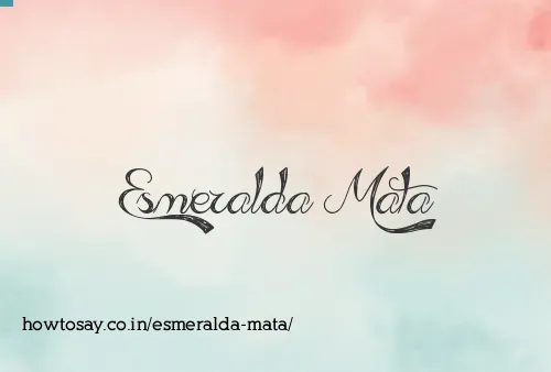Esmeralda Mata