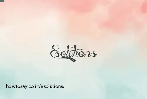 Esolutions