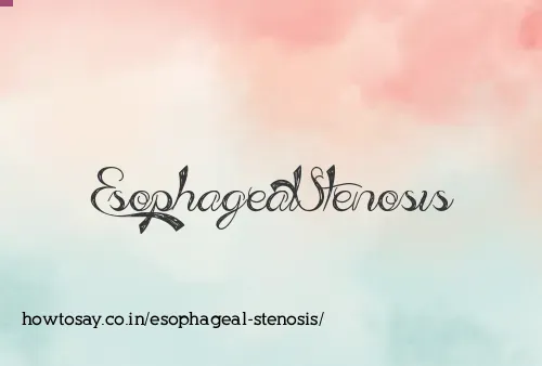 Esophageal Stenosis