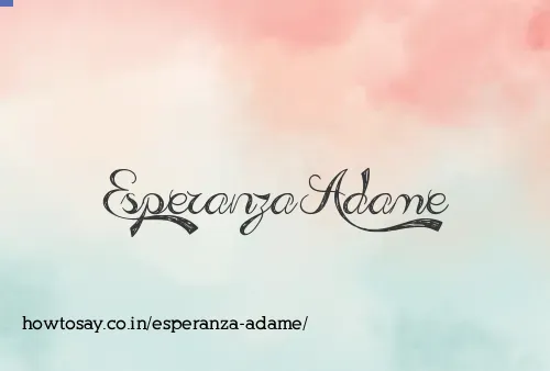 Esperanza Adame