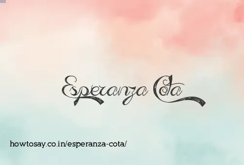 Esperanza Cota