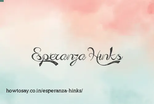 Esperanza Hinks