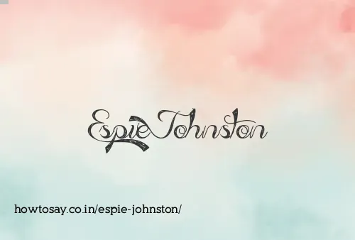 Espie Johnston