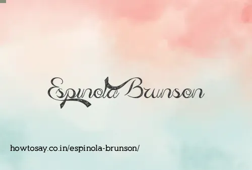 Espinola Brunson