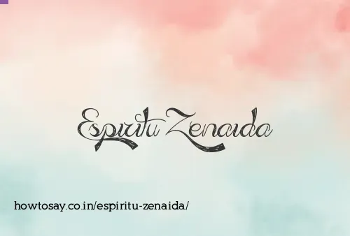 Espiritu Zenaida