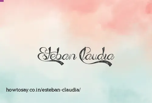 Esteban Claudia