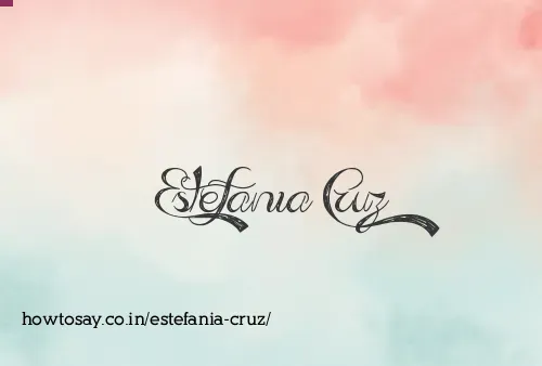 Estefania Cruz