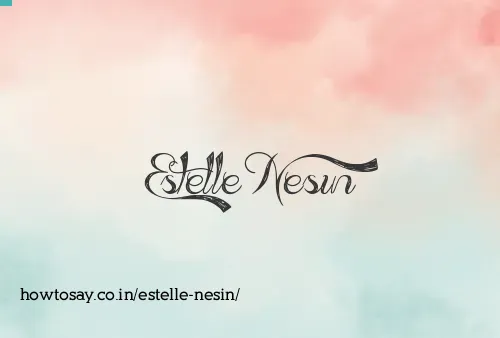 Estelle Nesin