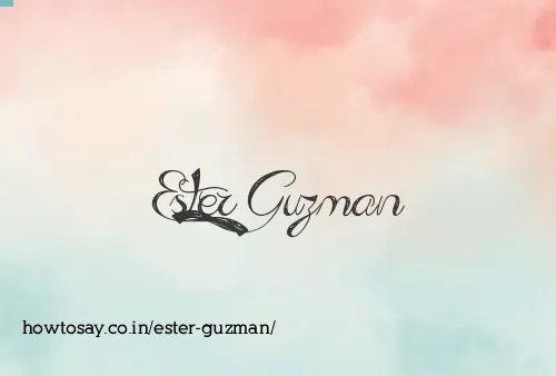 Ester Guzman