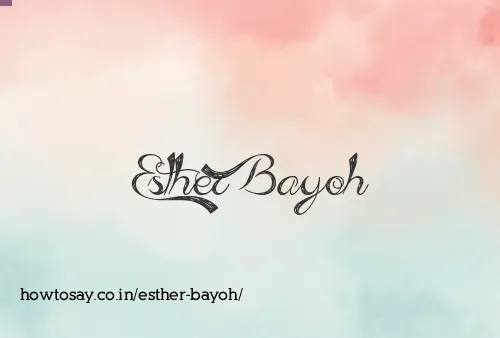 Esther Bayoh