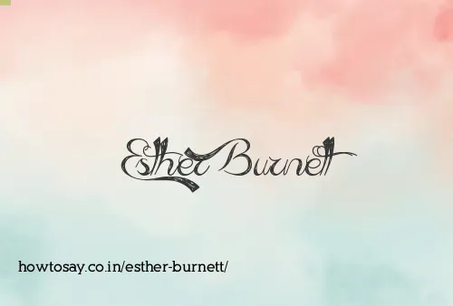 Esther Burnett