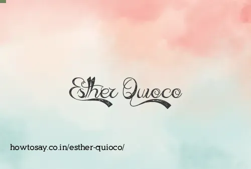 Esther Quioco