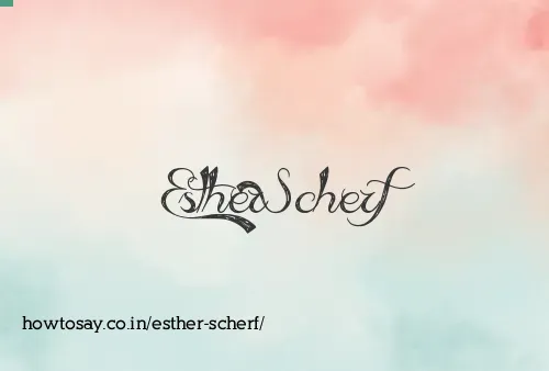 Esther Scherf