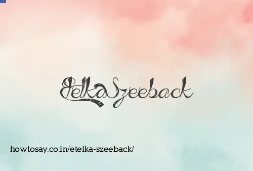 Etelka Szeeback