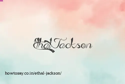 Ethal Jackson