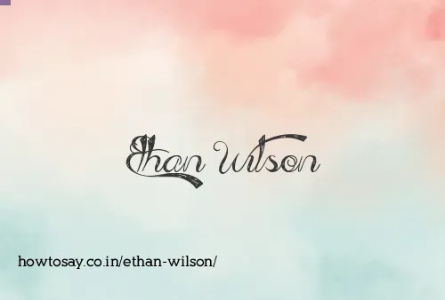 Ethan Wilson