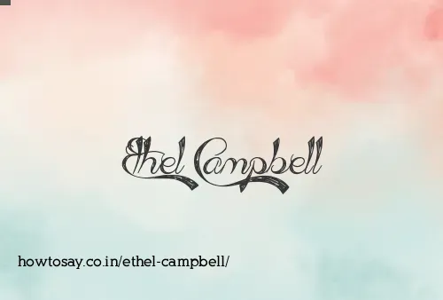 Ethel Campbell