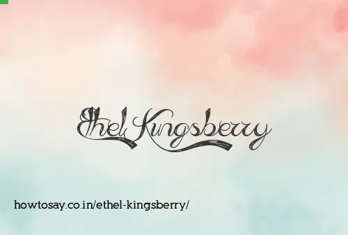 Ethel Kingsberry