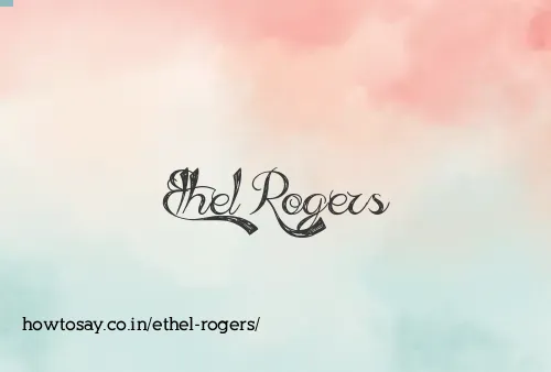 Ethel Rogers