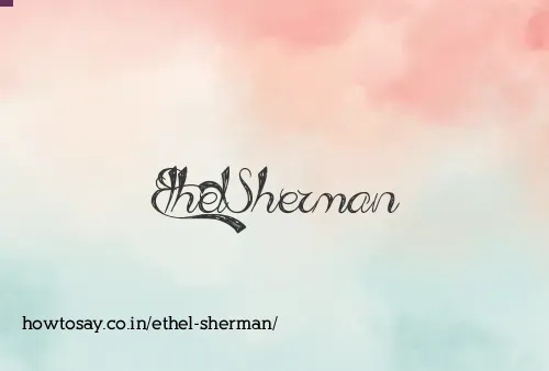 Ethel Sherman