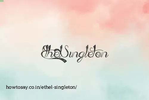 Ethel Singleton