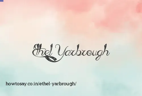 Ethel Yarbrough